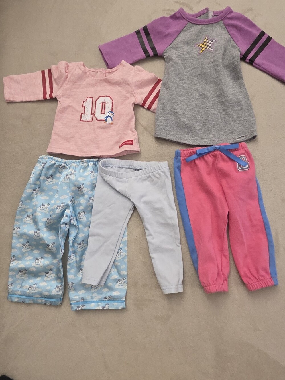 American Girl Mixed Pajama Bundle (5pcs)